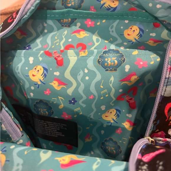 Loungefly Disney Little Mermaid mini Backpack - Picture 4 of 6